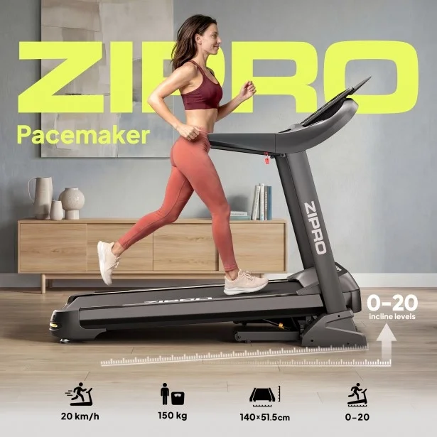 Tekalna steza Zipro Pacemaker Black Tekalna steza Zipro Pacemaker Black
