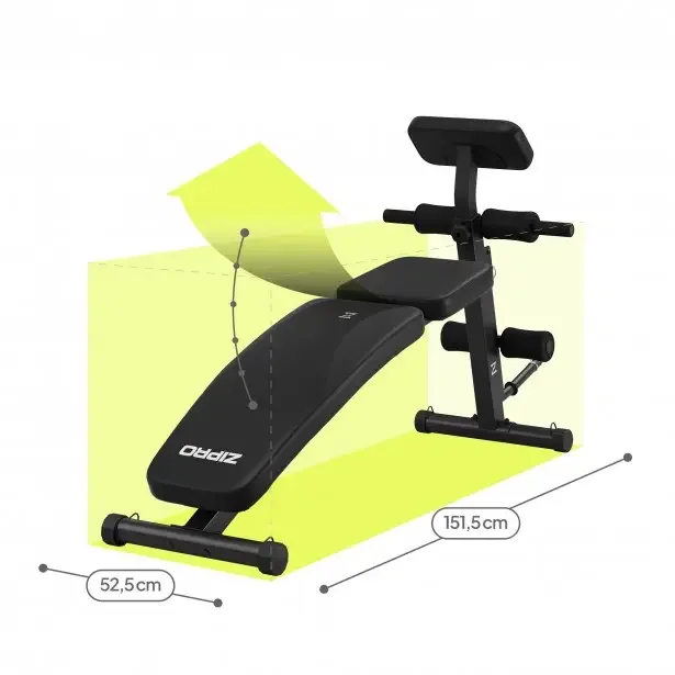 Zipro Volume – dimenzije naslona Zipro Volume – dimenzije naslona