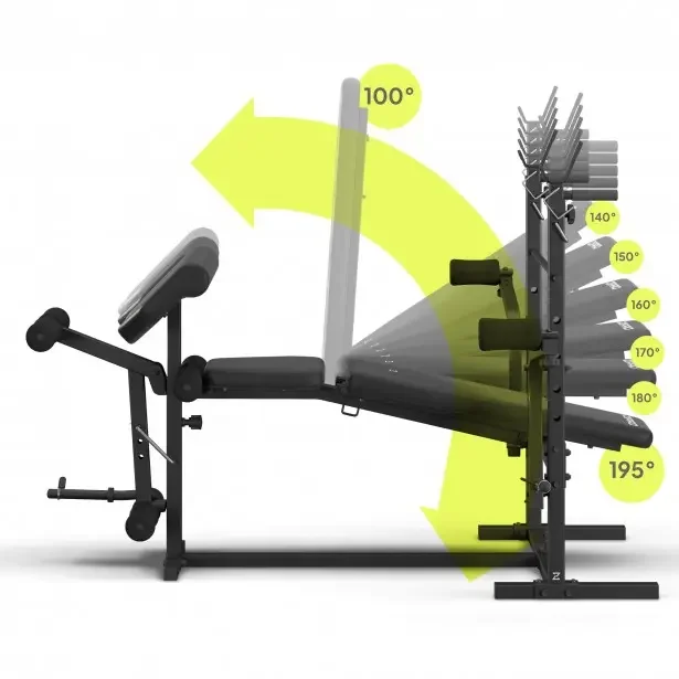 Zipro Ripped – položaji naslona Zipro Ripped – položaji naslona