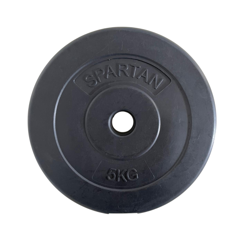 Uteg plastični 5kg 30mm Spartan