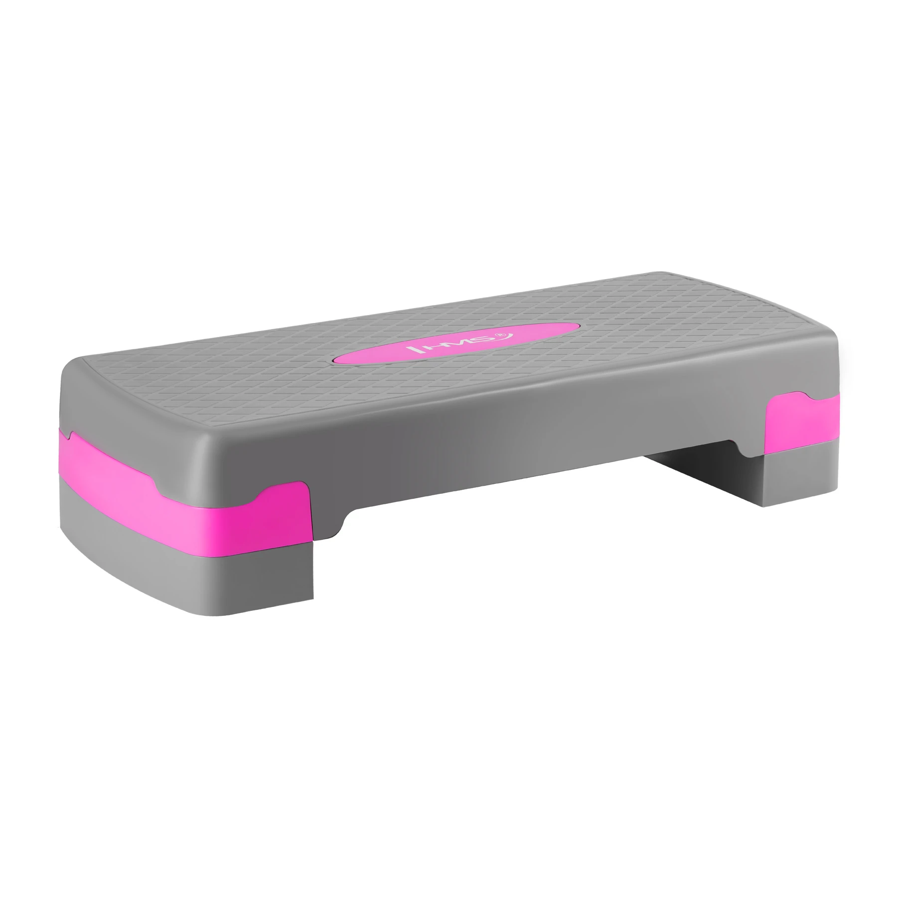Aerobik step klupica s 2 visine HMS rozno-siva