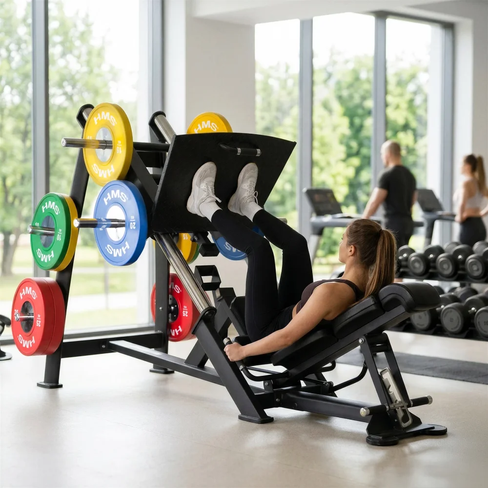 Trening na HMS LP7329 leg pressu Trening na HMS LP7329 leg pressu