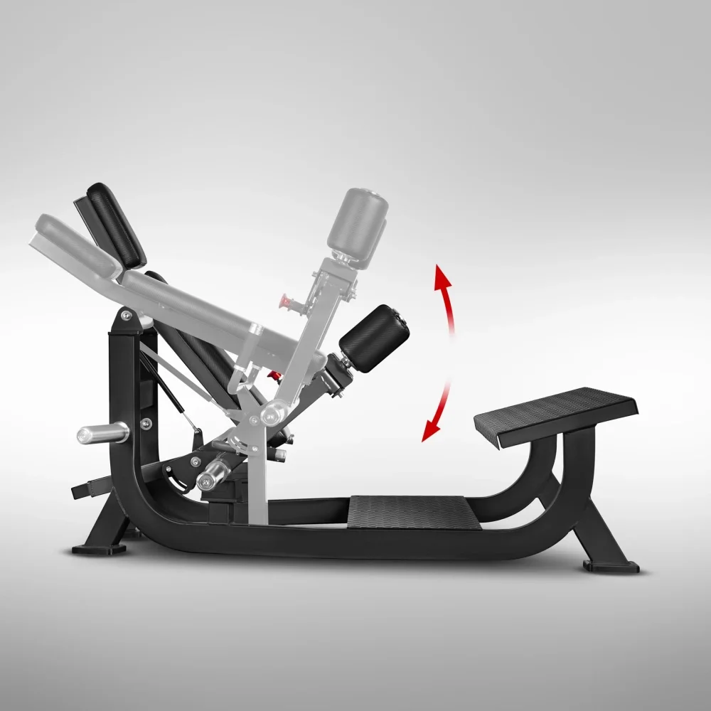Bočni prikaz hip thrust sprave MHT8232 Bočni prikaz hip thrust sprave MHT8232