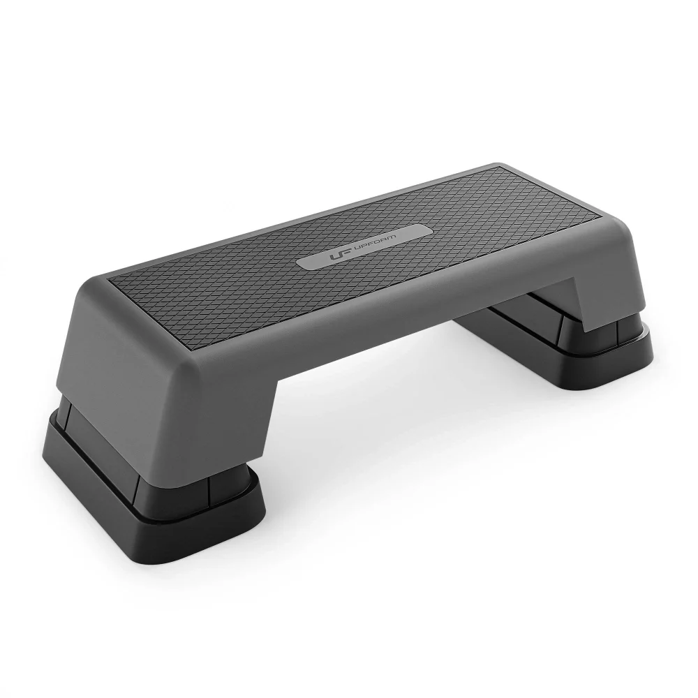 Aerobik step klupica s 3 visine UpForm profesionalna siva
