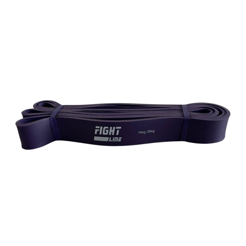 Elastična traka za vježbanje Power Band 208 x 3,2 cm ljubičasta Fight Line