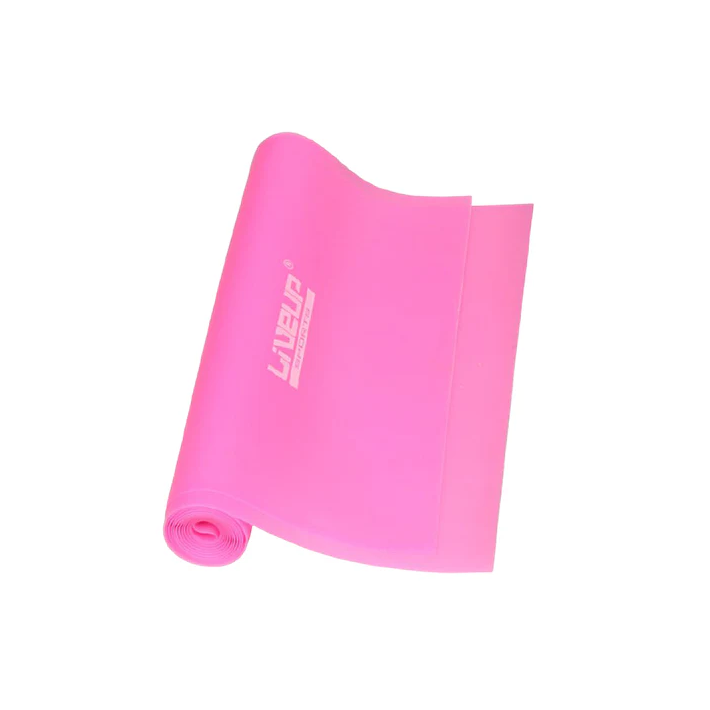 Elastična traka 120cm LiveUp Rozna - Slabi otpor