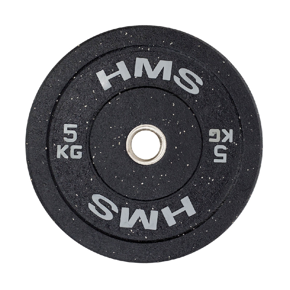 Olimpijski uteg bumper 5kg 50mm HMS