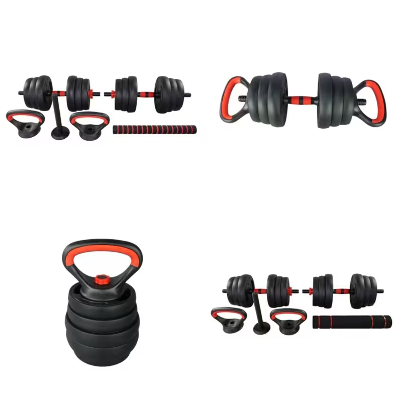 Komplet utega, šipki i girji 40kg Fight Line KSU-40