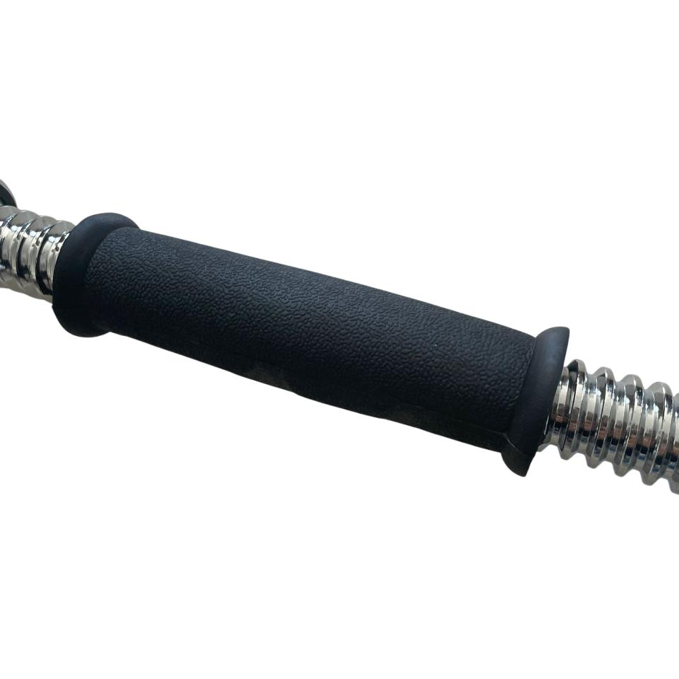 Kratka jednoručna šipka s navojima 40cm fi 25mm gumirana Fight Line
