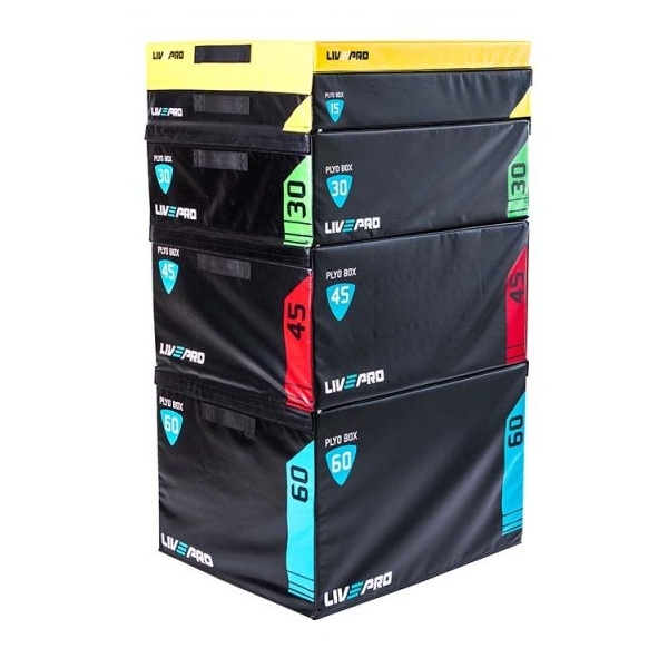 Soft Plyo Box 91x76x7,5-60 cm LivePRO - set od 5 visina