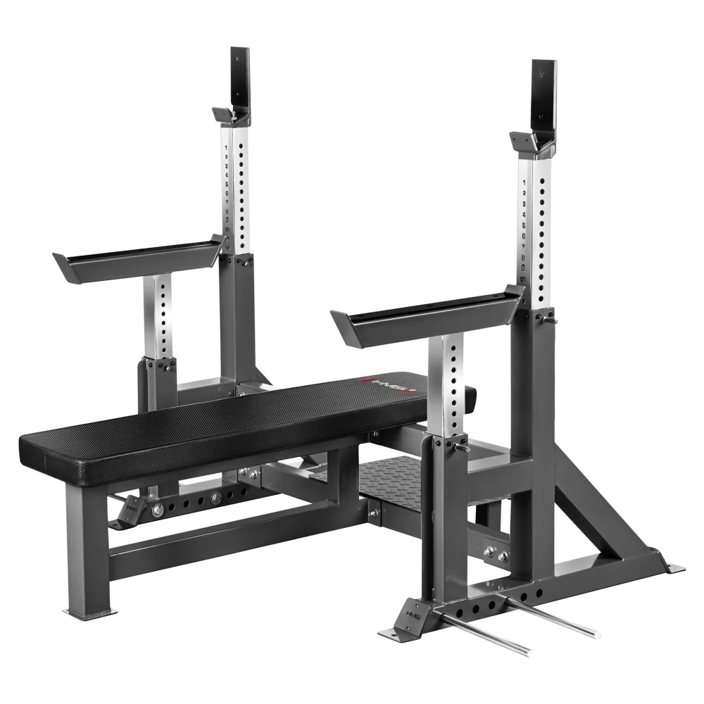 Bench klupa ravna sa stalcima za šipku HMS LS6803
