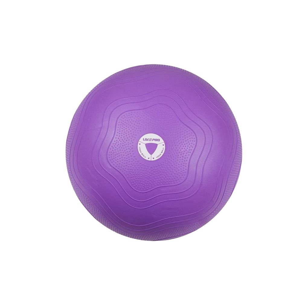 Pilates lopta 55cm ljubičasta LivePRO Anti-Burst