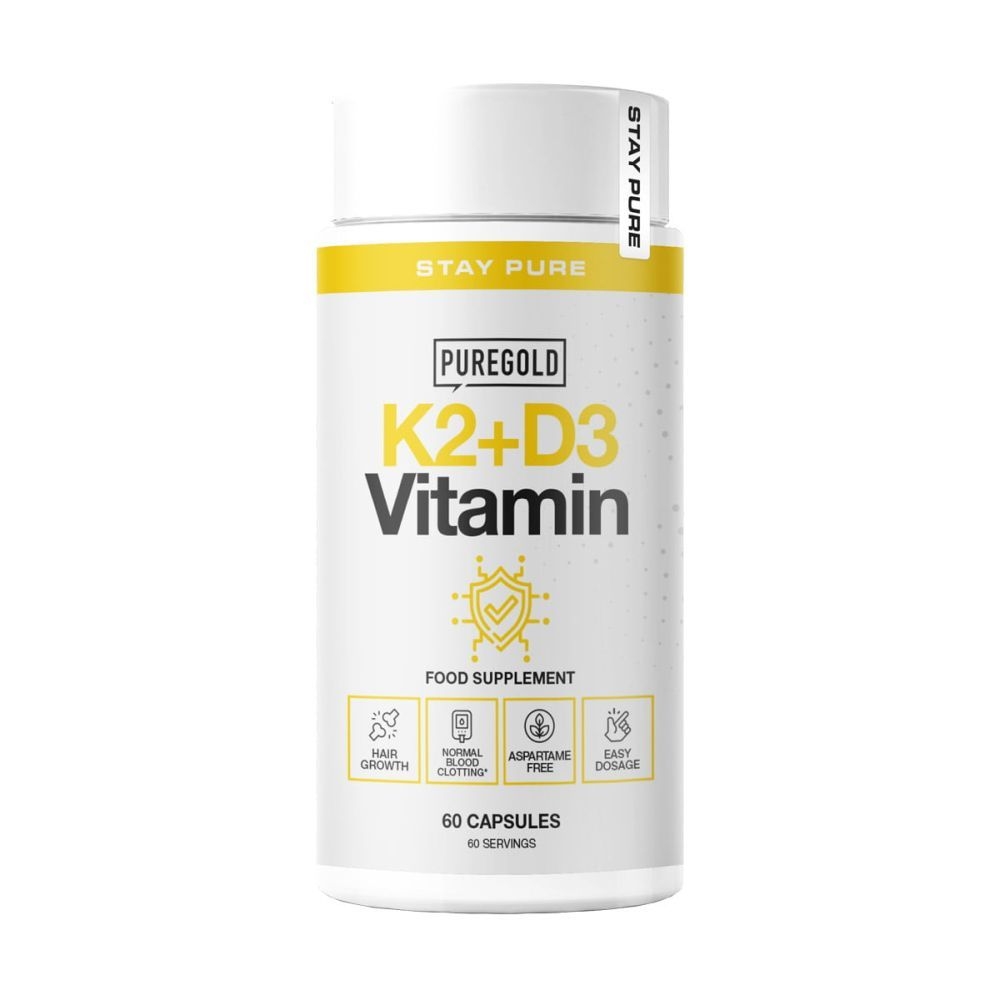 Pure Gold K2 + D3 Vitamin (60 kapsula)