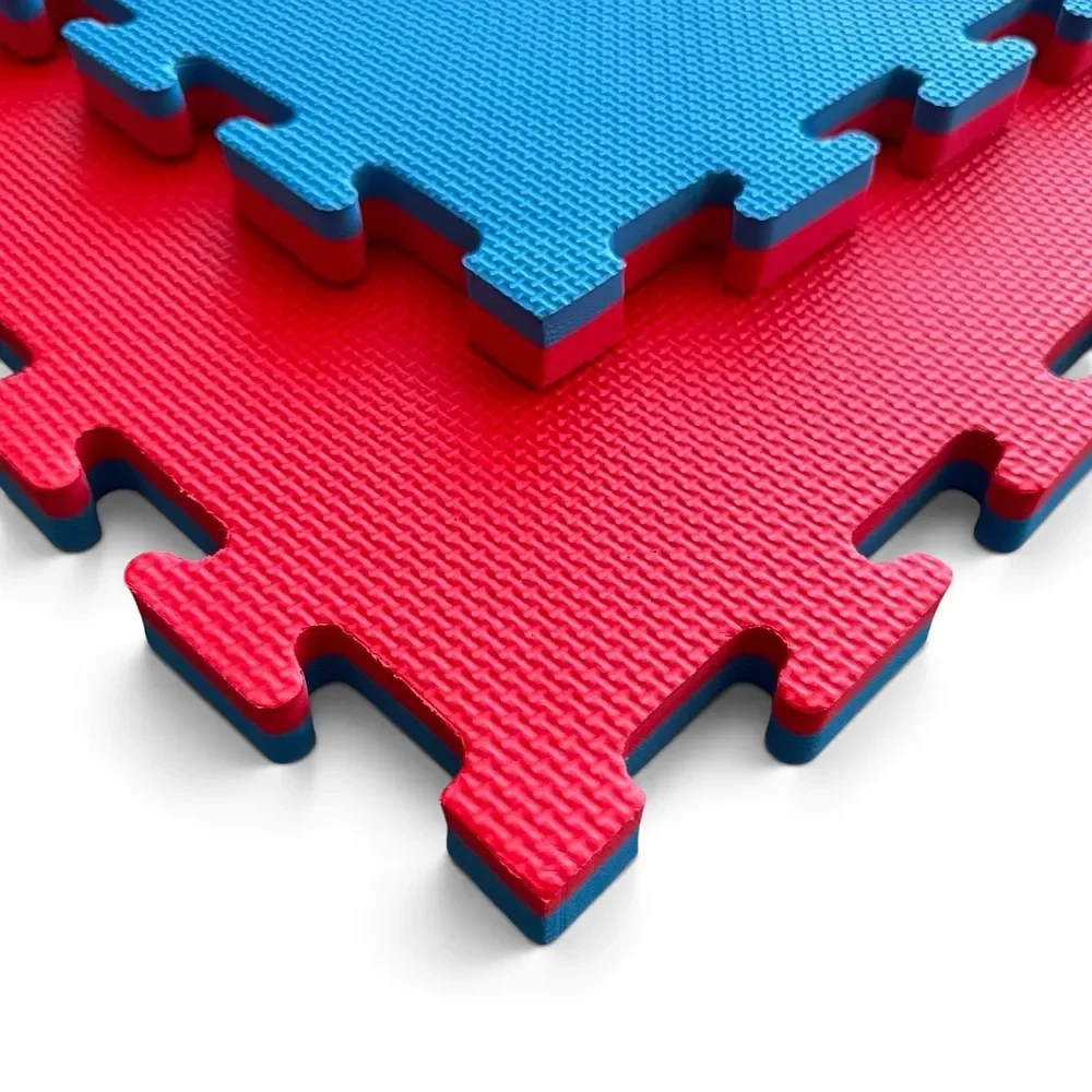 Tatami 100x100x2cm Fight Line FT-20HD High Density crveno-plavi