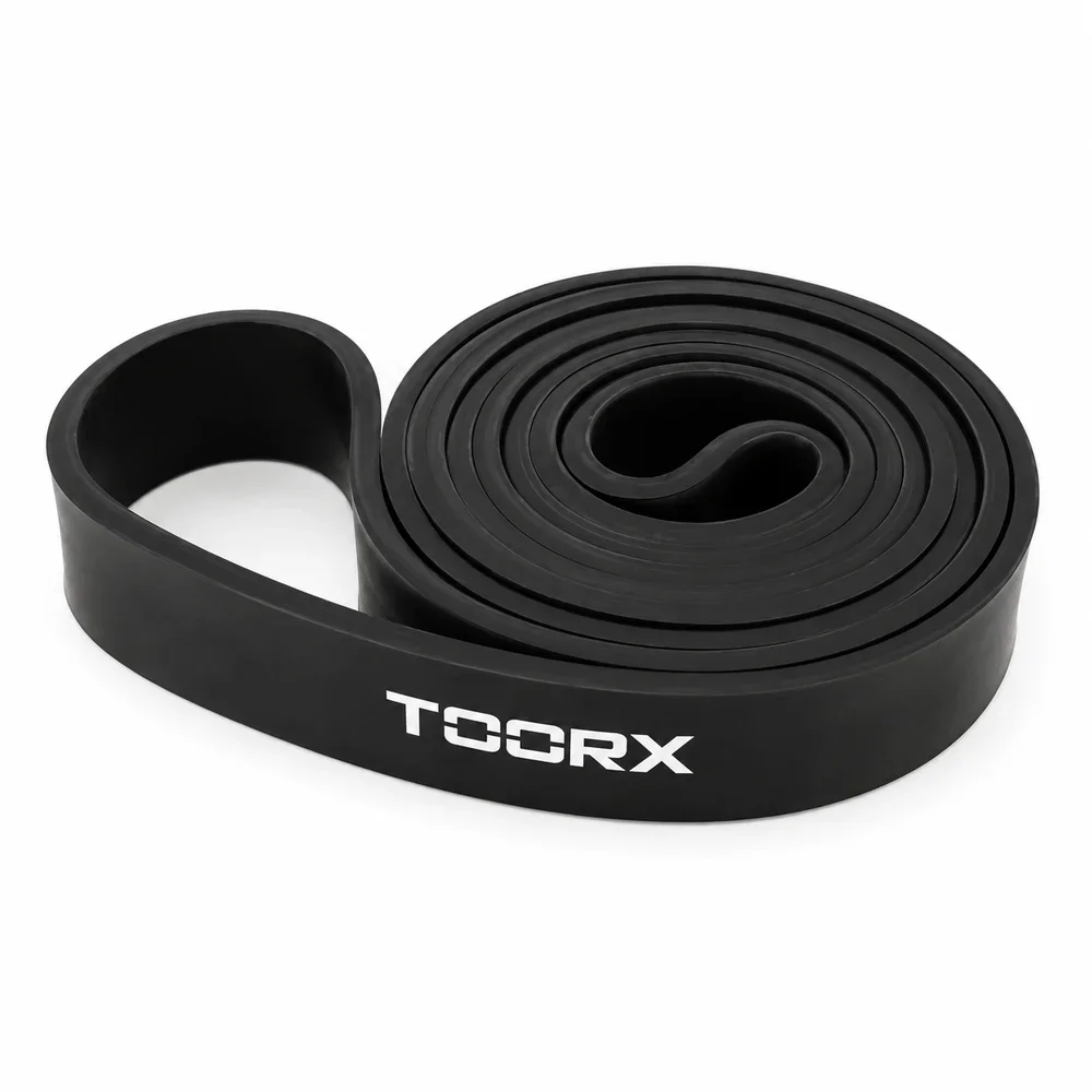 Elastična traka za vježbanje Power Band 208 x 2,2 cm crna Toorx AHF-129