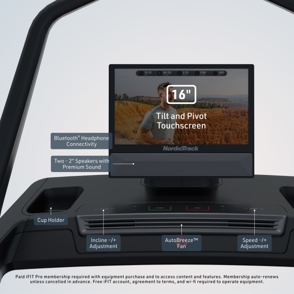Tekalna steza NordicTrack Elite X16i