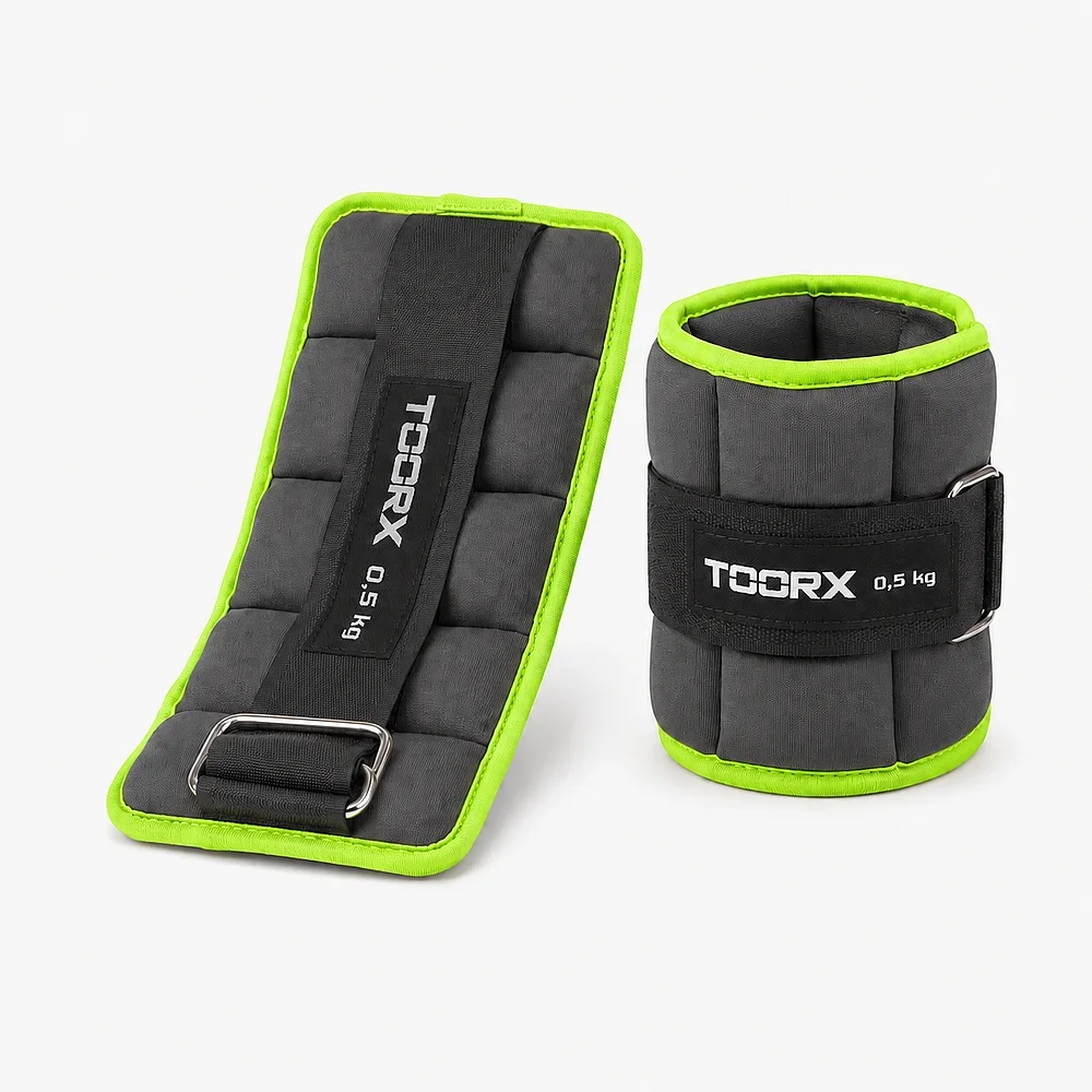 Utezi za zglobove 0,5 kg (2 kom) Toorx AHF-071 zeleni