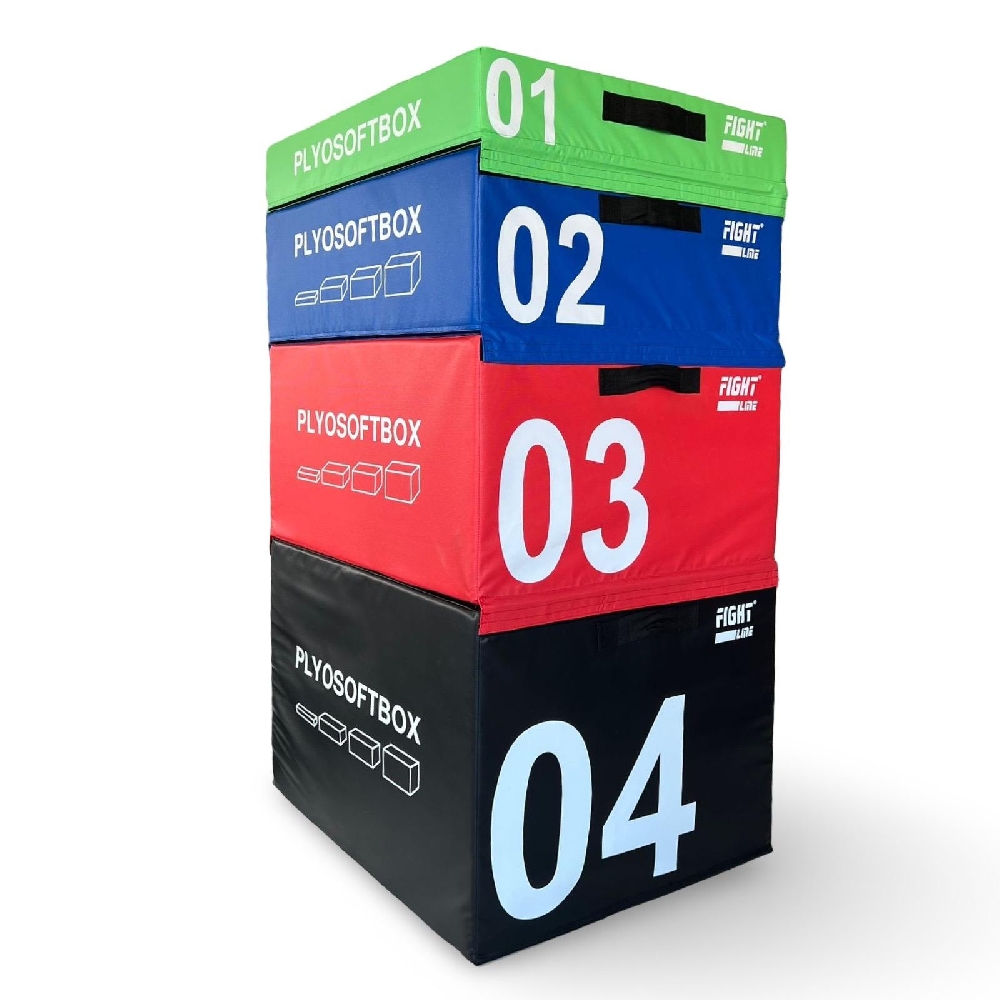 Soft Plyo Box 90 x 75 x 15 - 60 cm set od 4 visine