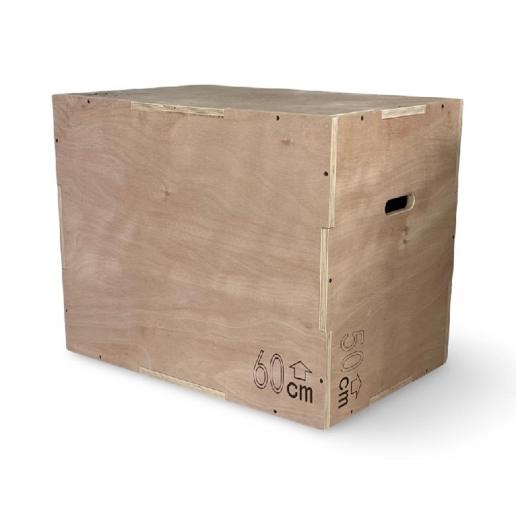 Plyo box 3u1 drveni Fight Line 75 x 60 x 50 cm