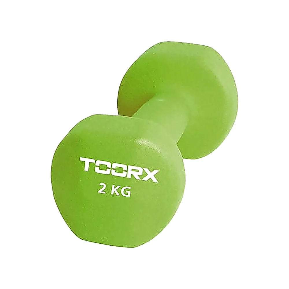 Bučica 2 kg neoprenska Toorx MN-2 svijetlozelena