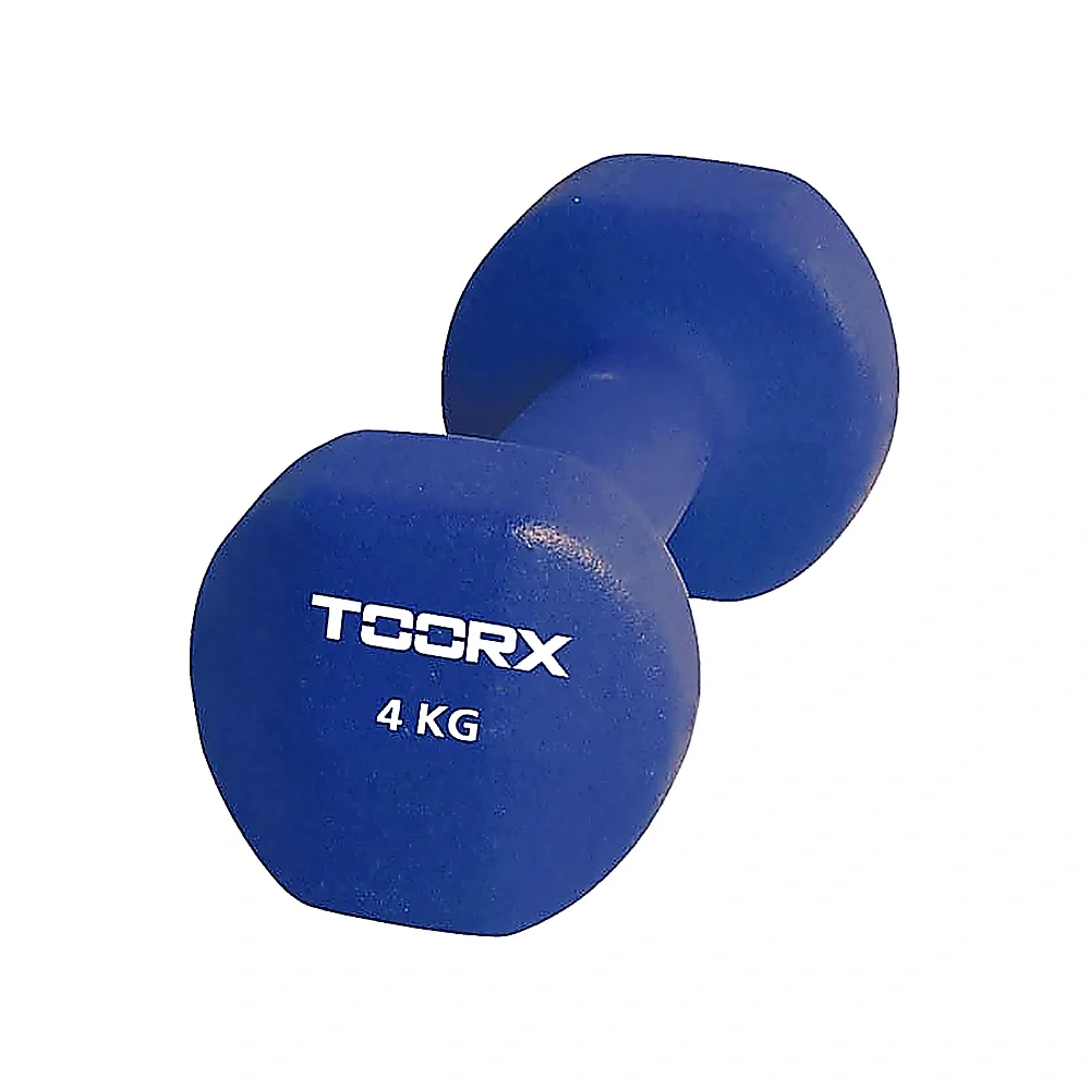 Bučica 4 kg neoprenska Toorx MN-4 plava