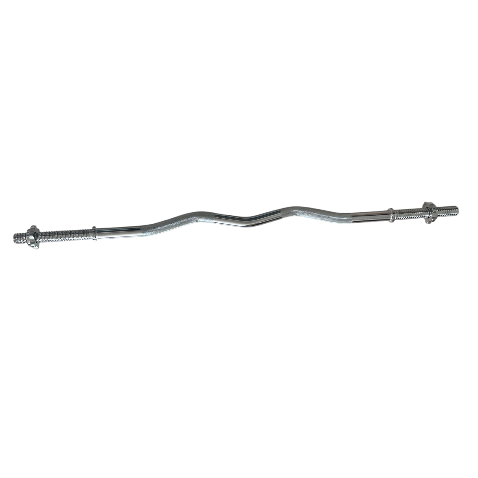 Zakrivljena EZ šipka 120cm fi 30mm s navojima i osiguračima Fight Line