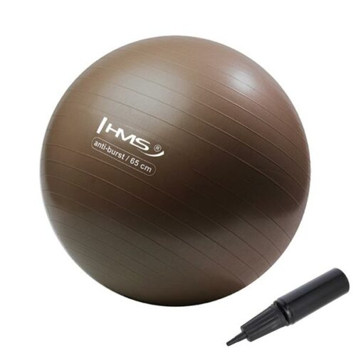Pilates lopta 65 cm smeđa