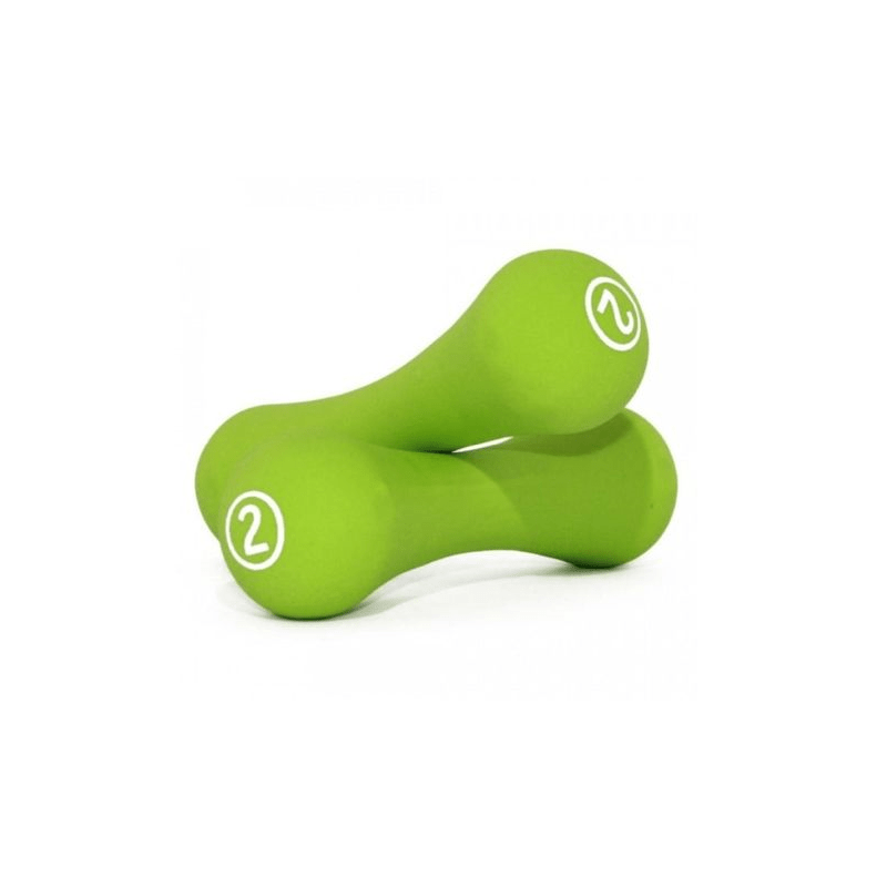 Bučice 2kg Bone Shape zelene LiveUp (2 kom)