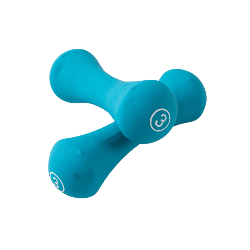 Bučice 3kg Bone Shape plave LiveUp (2 kom)
