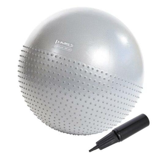 Pilates lopta 65 cm siva