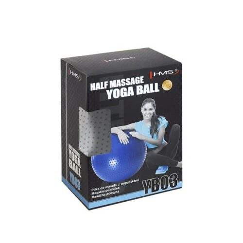 Pilates lopta 65 cm siva HMS