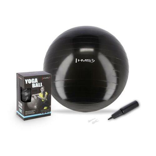 Pilates lopta 75 cm crna HMS