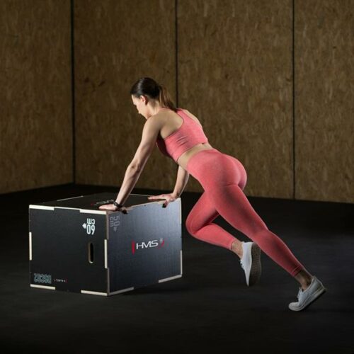 Plyo box drveni 3u1 HMS