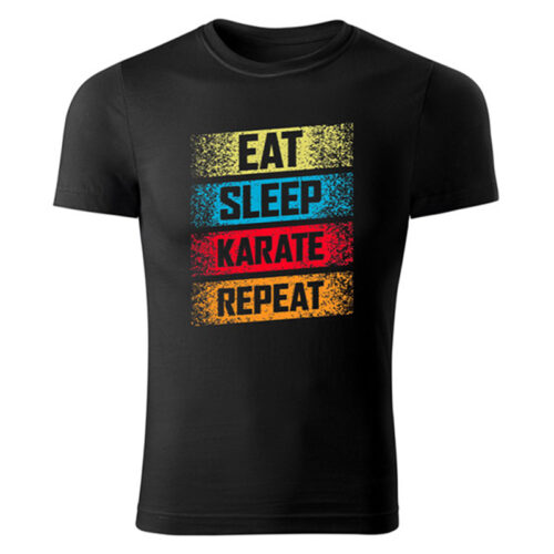 Majica Eat Sleep Karate Repeat