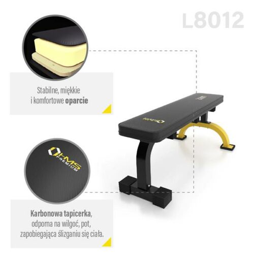 L8012 Bench klupa ravna HMS Premium