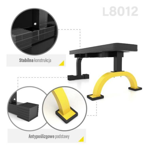 L8012 Bench klupa ravna HMS Premium