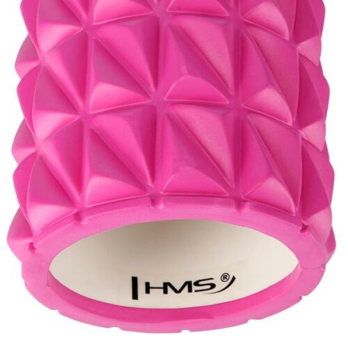 Foam roller valjak za masažu HMS FS205 ružičasti