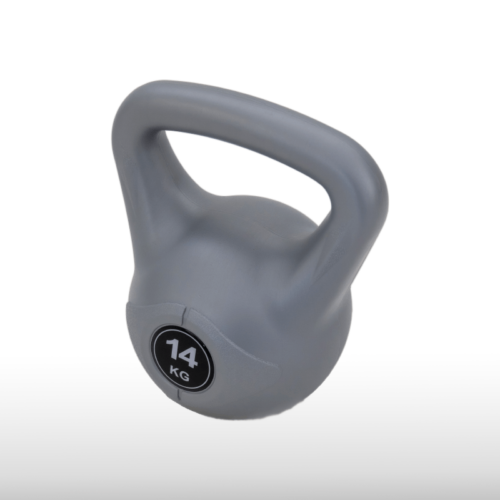 Srebrno-siva girja kettlebell od 14 kg, model Silver GP-14
