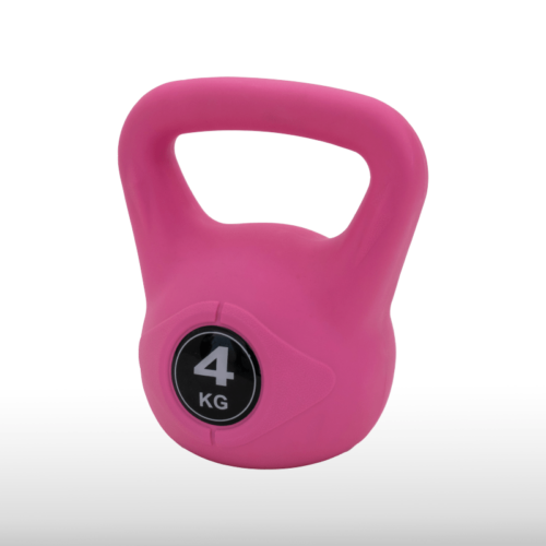 Crveno-rozna girja kettlebell od 4 kg, model Rose Red GP-04
