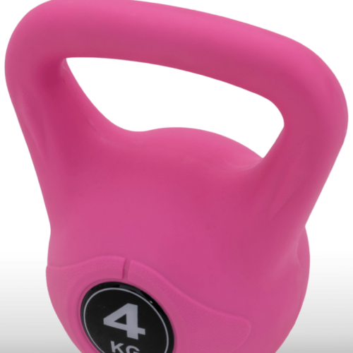 Crveno-rozna girja kettlebell od 4 kg, model Rose Red GP-04