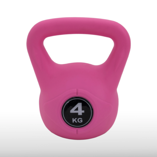 Crveno-rozna girja kettlebell od 4 kg, model Rose Red GP-04