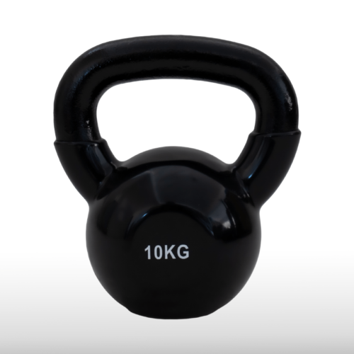 Girja kettlebell od 10 kg, crna verzija Black Edition, model Fight Line KBE-10