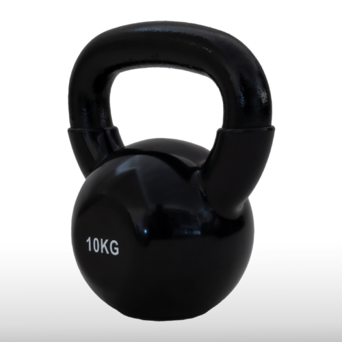 Girja kettlebell od 10 kg, crna verzija Black Edition, model Fight Line KBE-10