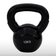 Girja kettlebell od 12 kg, crna verzija Black Edition, model Fight Line KBE-12