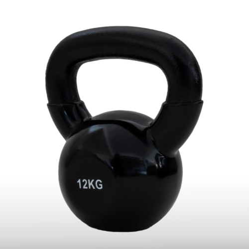 Girja kettlebell od 12 kg, crna verzija Black Edition, model Fight Line KBE-12