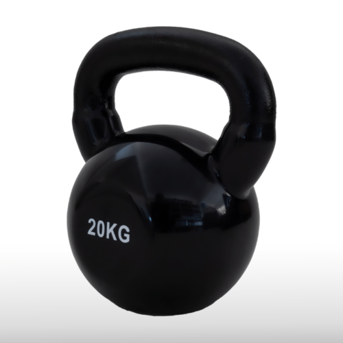 Girja kettlebell od 20 kg, crna verzija Black Edition, model Fight Line KBE-20
