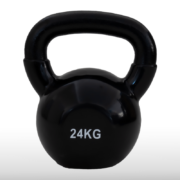 Girja kettlebell od 24 kg, crna verzija Black Edition, model Fight Line KBE-24