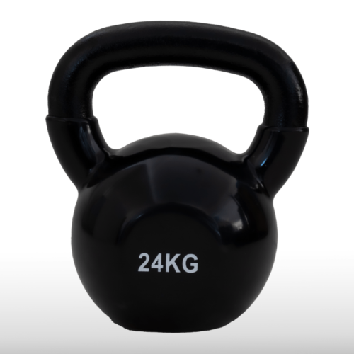 Girja kettlebell od 24 kg, crna verzija Black Edition, model Fight Line KBE-24