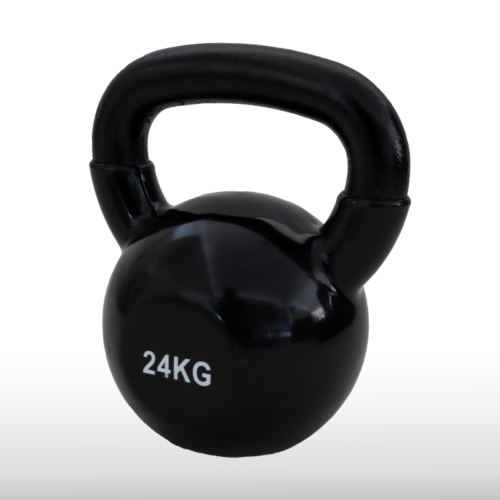 Girja kettlebell od 24 kg, crna verzija Black Edition, model Fight Line KBE-24