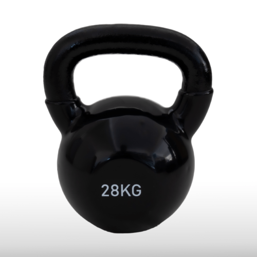 Girja kettlebell od 28 kg, crna verzija Black Edition, model Fight Line KBE-28